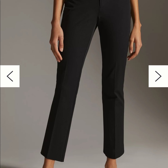 Anthropologie Essential Slim Kick Flare Pants - Picture 5 of 9